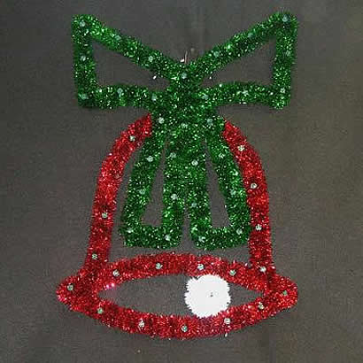 Bell with Bow Red/Green